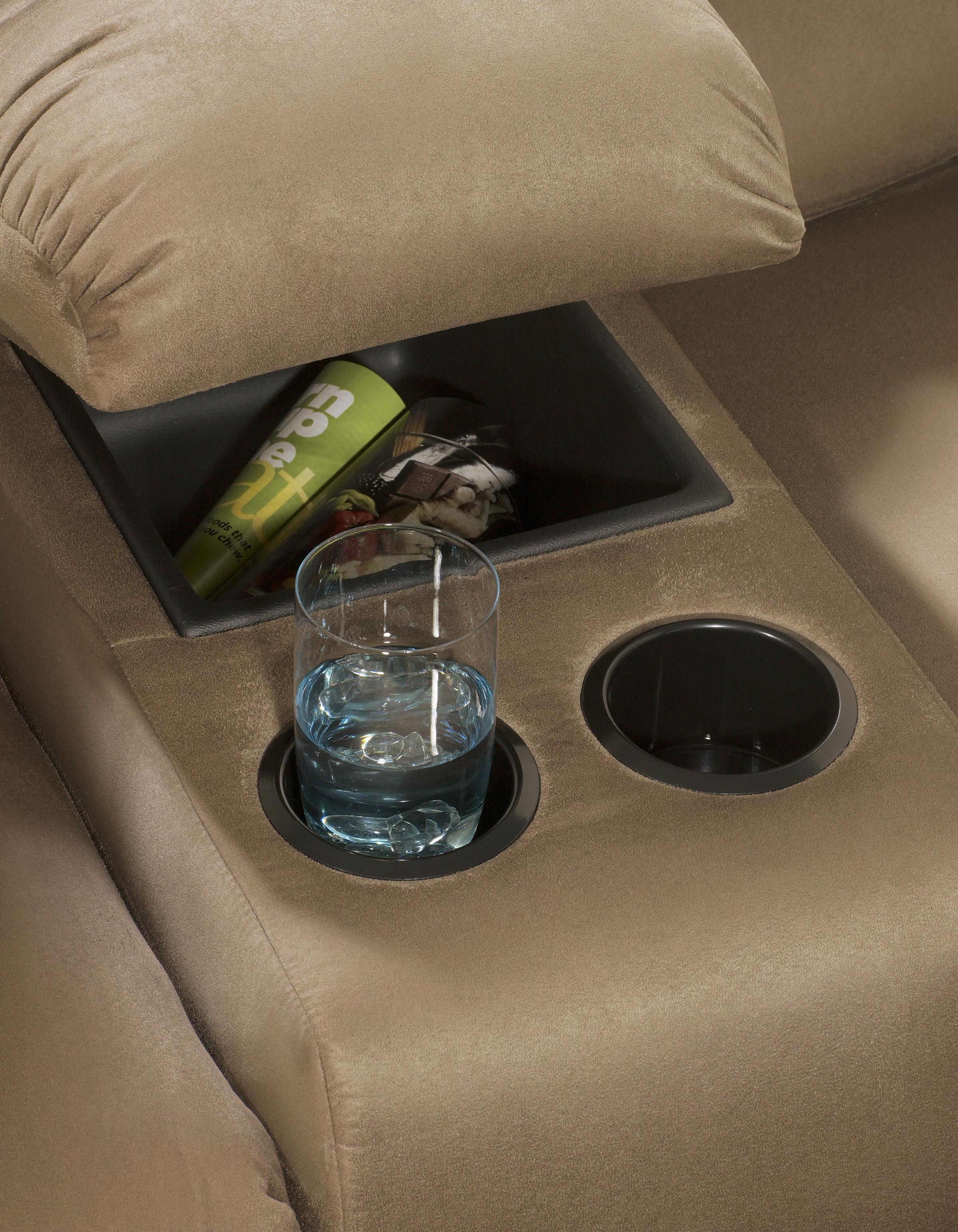 Signature Design by Ashley Hogan Mocha 6 Piece Motion Sectional with